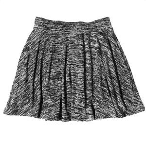 Gray & Black Skater Skirt